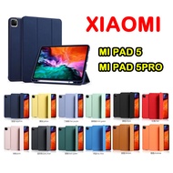 เคสฝาพับ XIAOMI​​ MI PAD 6 / MI5 / MI5PRO เคสพาสเทล สำหรับ เคสแท็บเล็ต Tpu แบบสามช่องใส่ปากกาสําหรับ Xiaomi Pad5/ Pad 5 Pro/ Pad 5 Pro 5G 11Inch 2021 พร้อมลังปากกา 008