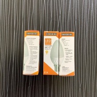 100% new Sunshine LED bulb 燈泡 E14 warm white 黃光 4W（$100 三個）