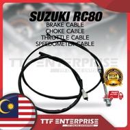 SUZUKI RC80 BRAKE CABLE / CHOKE CABLE / SPEEDOMETER CABLE / THROTTLE CABLE KABEL BREK COK METER MINY