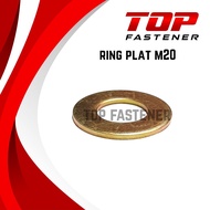 M20 X 41 X 2.5 20MM YELLOW FLAT WASHER PLATERing