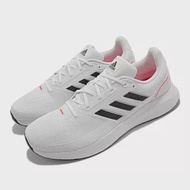 adidas 慢跑鞋 Runfalcon 2 運動 男鞋 愛迪達 輕量 透氣 舒適 避震 路跑 白 黑 G58098 26.5cm WHITE/BLACK