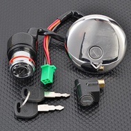 GN 125 Fuel Gas Cap Ignition Switch Seat Lock Key Kit For Suzuki GN125 1982-2001 2000 1999 1998 1997
