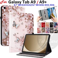 For Samsung Galaxy Tab A9 8.7"/A9+ 11" Fashion Pattern Case SM-X110 SM-X115 SM-X210 SM-X215 SM-X216 