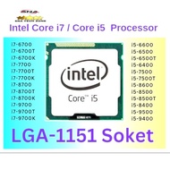 Intel Core i5/ i7/1151 Soket Processor 10400/6500/7500/8500/9500/6700/7700/8700/9700