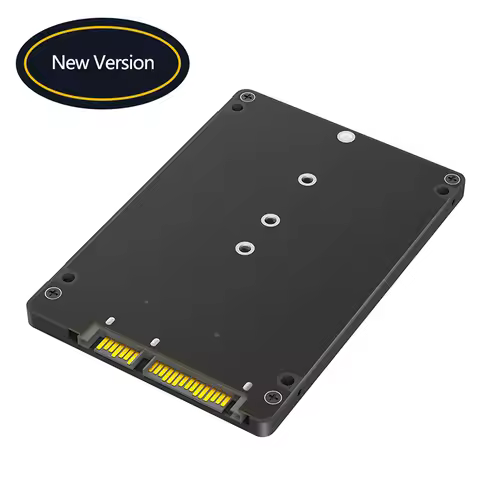 M.2 to SATA3.0 2.5inch External SSD Enclosure Riser with 7mm Plastic Case for 2230 2242 2260 2280 B/