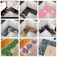 M (40*60+40*120cm) 2 in 1 Crystal Velvet kitchen mat / Rugs / Floor mats / Carpets / Door mats