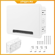 Recessed Media Box Cable Management Kit 9 Inch In Wall TV Media Box Easy Installation SHOPCYC4405