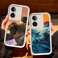 White Casing for OPPO A3 A79 A3X A5 A5I Pro A5X 5G S71 Godzilla vs Kong