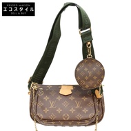 路易威登 M44813 Monogram Khaki Multi Pochette 配件單肩包 [二手]