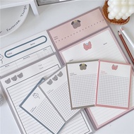Ohaya D161 30 Sheets/lot Bear Memo Pad Word List Kawaii B5  Schedule Planner  Note Paper Notepad No 