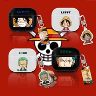 One Piece compatible AirPods 3 case ZORO and LUFFY for compatible AirPods(3rd ) 2021 new compatible AirPods3 headphone protective case 3rd for compatible AirPodsPro case compatible AirPods2gen case