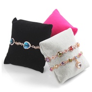 【seve*】 Necklace Watch Display Small Pillow Velvet Pillow Watch Bracelet Jewelry Display Props Pillow Jewelry Cushion