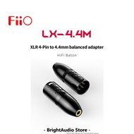 FiiO LX-4.4M XLR 4Pin Male  to 4.4mm Balanced Female Adapter for AMP/DAC Female Earphone Earplug Balanced Adapter