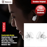 Baseus TWS True Wireless Bluetooth Earbuds Earphone (White)