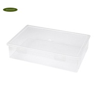 Plastic File Organizer Transparent Square Storage Box A4 Storage Box File Storage Box