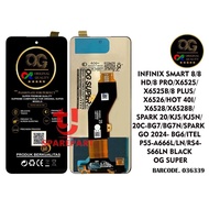 LCD TOUCHSCREEN INFINIX SMART 8 / 8HD / 8 PRO / X6525 / X6525B SMART 8 PLUS/ X6526/ HOT 40i/ / X6528