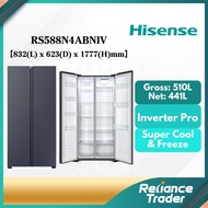 【FREE SHIPPING】Toshiba Side by side Inverter Refrigerator Side By Side Fridge GR-RS755WIA-PGY(22) (6