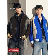 [GXG X ADSB Co-Branded] GXG Men's Shopping Mall Same Style Stitching Lapel Jacket G25X214099