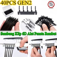 Original 40PCS Hair Styling Tools GEN2 CHWB 6D Hair Extension Clip/ 6D Clip Extension/ Hair Styling 
