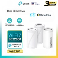 TP-Link Deco BE85 BE22000 Tri-Band Whole Home Mesh WiFi 7 System (1pack/2pack/3pack)