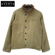 Buzz Rickson's M13795 卡其色 N-1 甲板夾克，S 碼 [二手]
