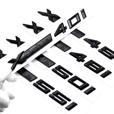 Car Badge Trunk Decal Emblem Sticker for BMW XDrive 18Li 20Li 23Li 25Li 18i 25i 28i 30i 40i 45i 48i 
