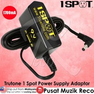 Truetone 1 Spot 9V Power Supply Adaptor for Guitar Effect Pedals (1700mA max)