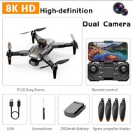 Dual Camera Drone P11 Pro Brushless Motor Quadcopter 8k Hd Camera Aerial Photography Optical Flow Po
