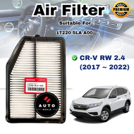 Air Filter Honda CR-V CRV 2.4cc TLH TME RW 2017~2022 Fifth generation PENAPIS UDARA 17220-5LA-A00