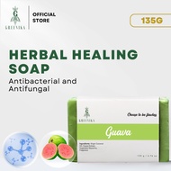 Greenika Organic Herbal Guava Extract Soap Heals Wounds Fast Antibacterial