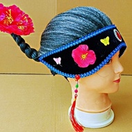 Granny woman Hat wife Hat ugly wife Hat ugly Dancing Performance Props Granny Wg ugly woman Hat woma