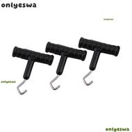 ONLYE 10 Pcs Fishing Baiting Rig Tool, ABS T Shape Handle Hook Fishing Baiting Rig Tool, Durable Sta