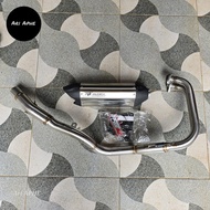 knalpot r9 valencia carbon original ninja 250 fi old fullsystem kondisi baru