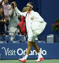 Federer 2015 第三季 US OPEN 美國公開賽 御用夜場熱身外套