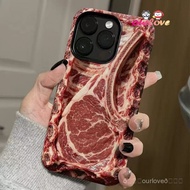 2026New Creative Steak Phone Protective Accessory Funny phone case Shockproof Phone Case Birthday Gi