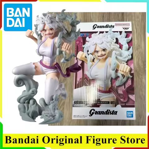 Original BANDAI One Piece Anime Jewelry Bonney Nika Grandista Action Figurine Toys PVC Model Figuart