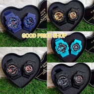 Gstyle Couple Watch Jam Tangan Couple Present Anniversary Jam Hadiah