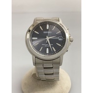 SEIKO mens watches solar wrist watch analogues stainless GRY SLV 7B52-0AF0 Direct from Japan Secondh