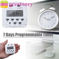 PRESTONRY Time Relay 5V 12V 24V 110V 220V Programmer Rechargeable Battery Digital Timer