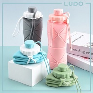 Botol Air Silikon Lipat, Collapsible Water Bottle Food Grade, Botol Minum Travel & Gym