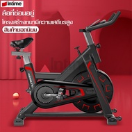 จักรยานออกกำลังกาย Exercise Spin Bike จักรยานฟิตเนส จักรยานปั่นออกกำลังกาย สีดำ-แดง เครื่องจักรยานปั่น จักรยานบริหารกล้ามเนื้อ ลดไขมัน ลดหุ่น