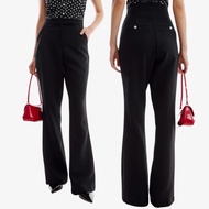 Brooklyn PANTS IN BLACK – OUDRE | Women's Bottoms | Flare Trousers | Semiwool Pants | Bootcut Bootcu