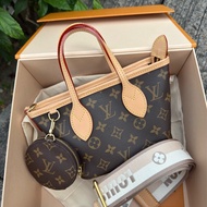 極新LV老花Neverfull BB側背手提包斜背包M46705