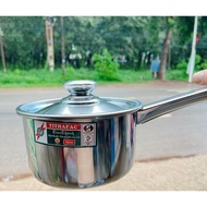 430 TITHAFAC stainless steel pot with stainless steel lid - 430 stainless steel pot can be used on a