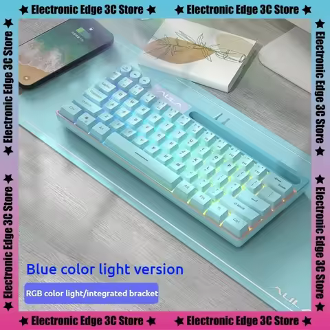 2025 Aula F3061 Mechanical Touch Feel Keyboard 61 Keys Wired Mini Keyboard Rgb Backlight Keyboard De