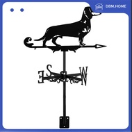 DBM.HOME-Metal Animal Weather Vane Roof Weather Vane Standing Decor Garden Yard Decoration for Outdo