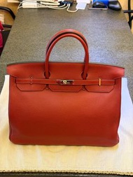 Hermes Birkin 40 - Rouge55  Series O in excellent condition