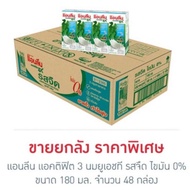 แอนลีน นม UHT 180มิลลิลิตร (ยกลัง 36/48 กล่อง)EXP.16/10/24