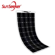 Monocrystalline Semi-Flexible Solar Panel50w100W160w Solar photovoltaic panel electric vehicle power
