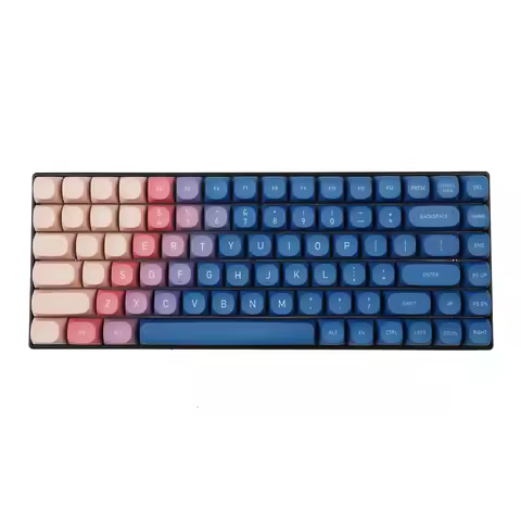 YMDK MA Night Sunset PBT Keycaps ANSI ISO CO2 Eteched For Mechanical Keyboard Filco 104 87 61 KBD75 